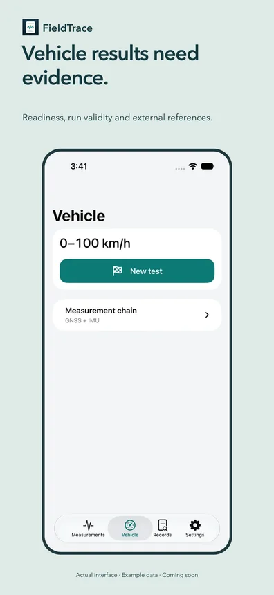 Vehicle results need evidence.